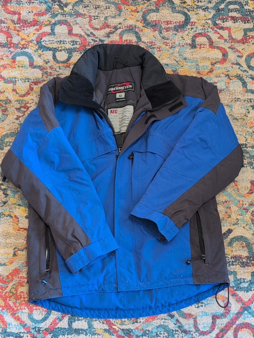 Obermeyer Men's Ski Jacket Blue Medium